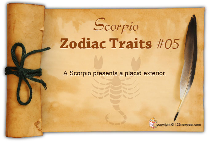 Scorpio Traits - 5