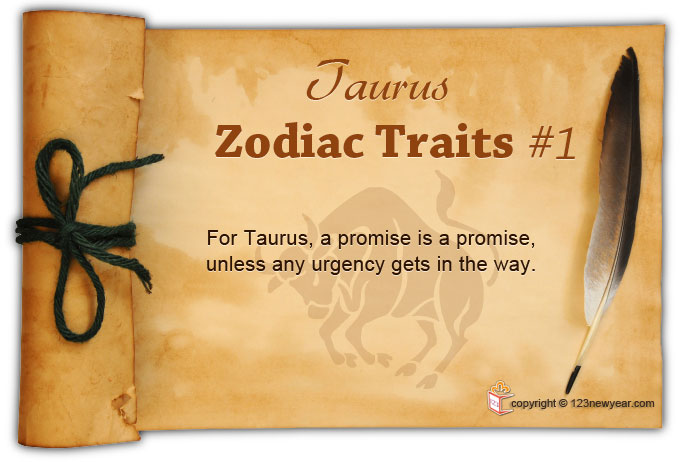 Taurus Traits - 1