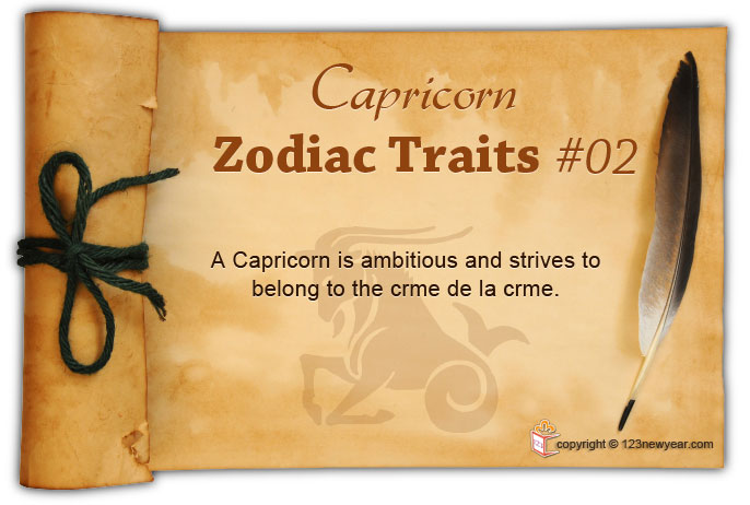 Capricorn Traits - 2